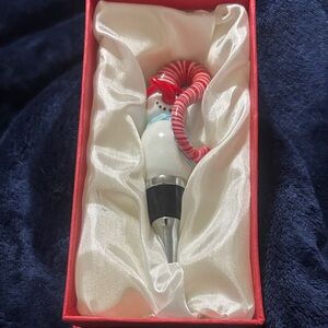 🎄 3/$15 Festive Snowman Wine Stopper